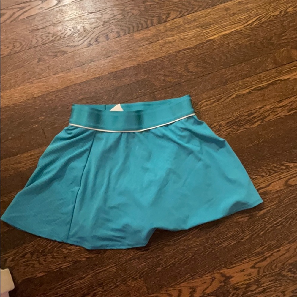 Blue Nike tennis skirt
